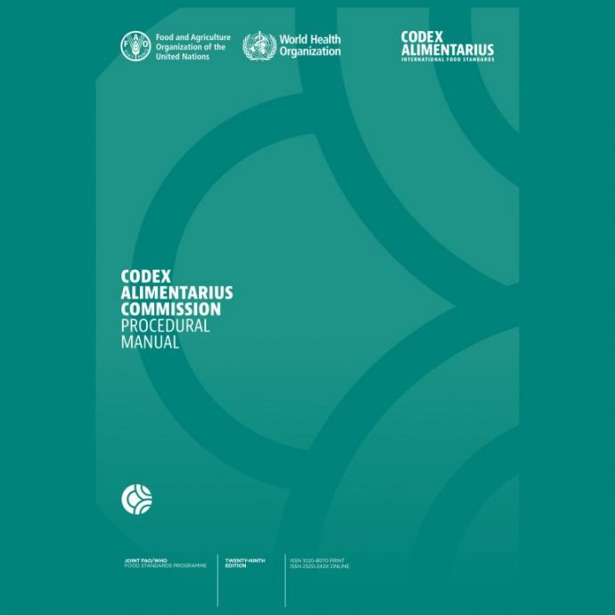 Novo! 29º edição do manual de procedimentos da comissão do codex alimentarius