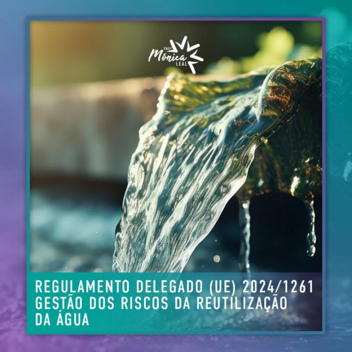 REGULAMENTO DELEGADO (UE) 2024/1261 - Gestão dos riscos da reutilização da água REGULAMENTO DELEGADO (UE) 2024/1261 - Gestão dos riscos da reutilização da água
