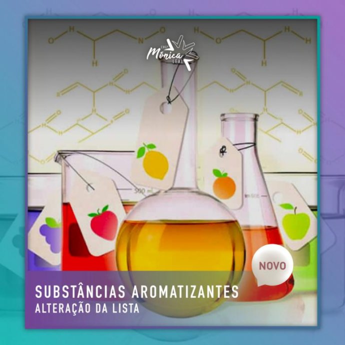 Substâncias aromatizantes - Alteração da Lista Substâncias aromatizantes - Alteração da Lista